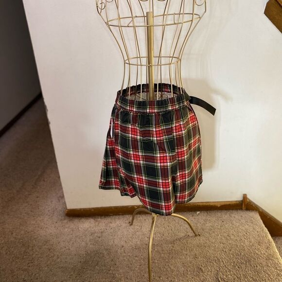 NWT bp Pride Pleated 100% Cotton Twill Skirt in red laurel size small - Picture 10 of 10